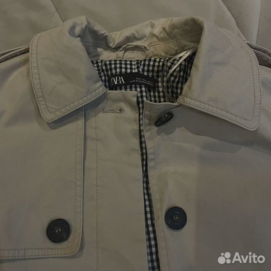 Тренч, плащ zara короткий