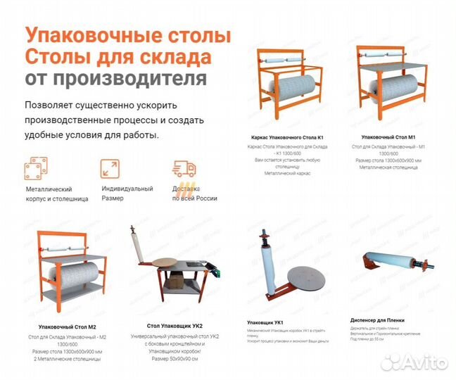 Упаковка товаров