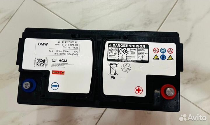 Аккумулятор agm bmw