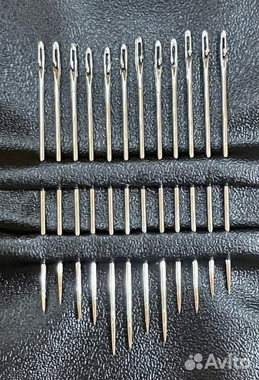 Набор игл для слабовидящих 12 шт/самовдеваемые игл