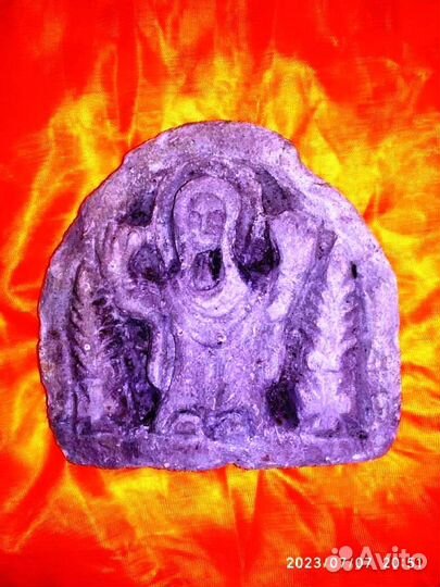 Большая Старинная каменная икона Крым