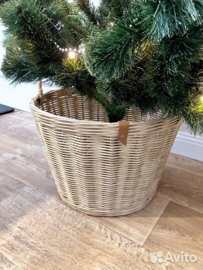 Корзина плетеная с ручками