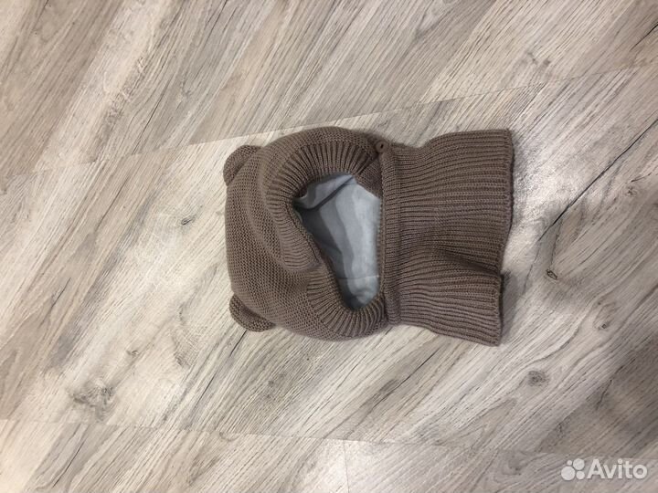 Шапка шлем зимняя