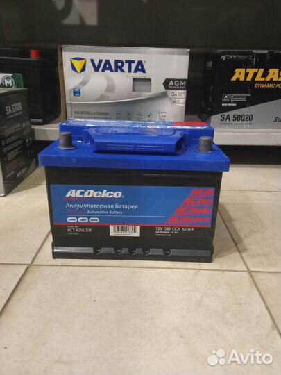 Аккумулятор автомобильный 62Ah AC Delco