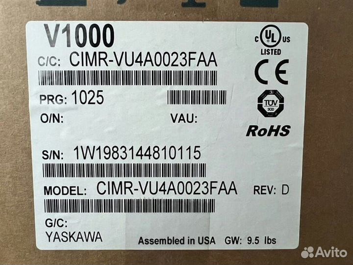 Yaskawa cimr-VU4A0023FAA