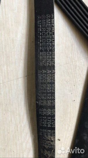 Ремень приводной mercedes-benz 6K1704 A0029931296
