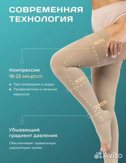 Компрессионные чулки 1 класс