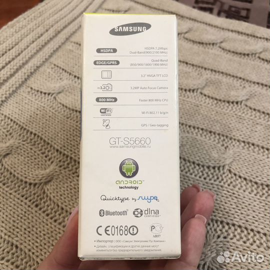 Телефон Samsung Galaxy Gio GT-S5660(б/у)