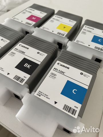 Картриджи пустые с чипами PFI 120