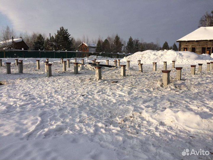Бетонные сваи