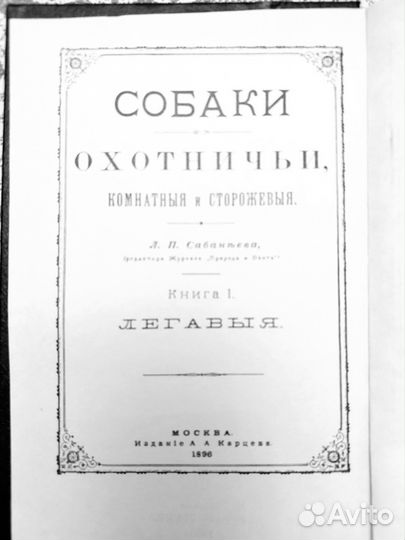 Охотничьи собаки. Легавые. Л.П. Собанеев