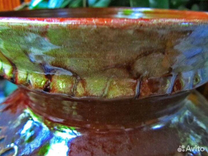 Ваза для цветов майолика СССР