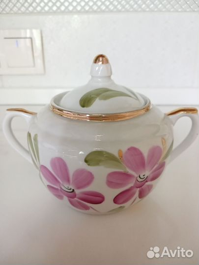 Сахарница фарфор СССР