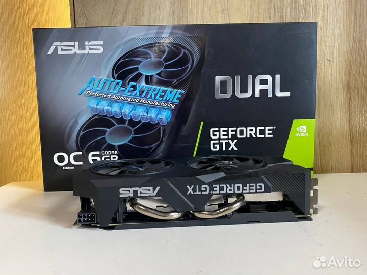 Видеокарта Asus Dual GTX 1660Super Гарантия