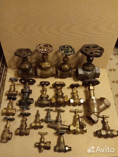 Краны,вентили,задвижки старинные, антиквариат