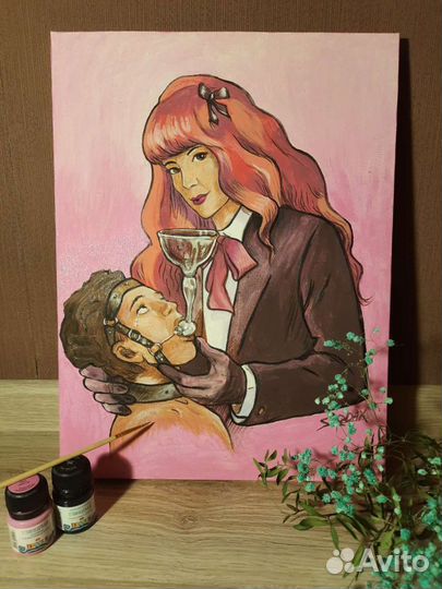 Панно картина на холсте акрил