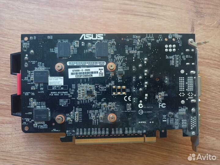 Видеокарты Asus GTX 650 2gb Gainward GTS 450 1gb
