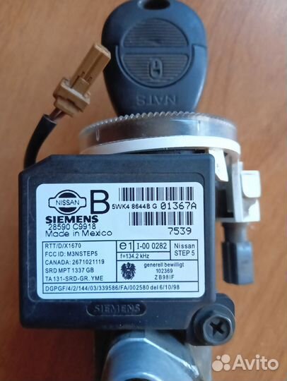 Замок зажигания nissan maxima а33