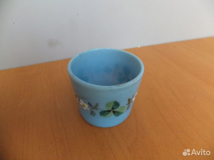 Старинная Стопка Опаловое стекло иcз Ручная