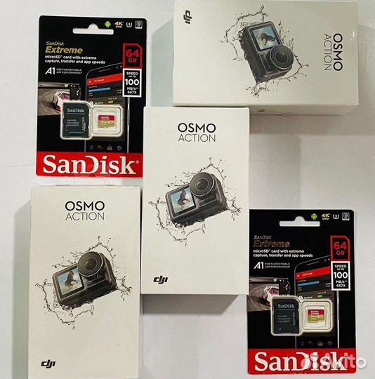 Карты памяти SanDisk Extreme / PRO 64 GB MicroSD