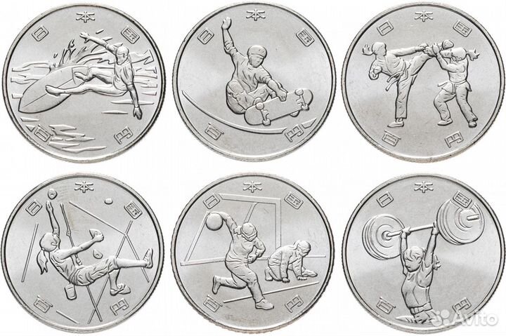 Япония.100 йен 2019 Олимпийские игры.Токио 2020