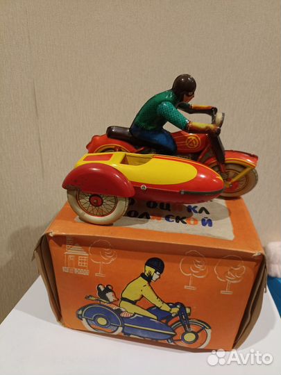 Мотоцикл с коляской, СССР, редкий