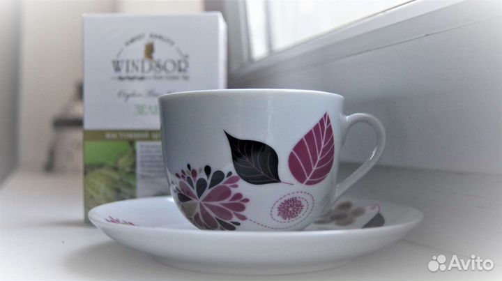 Чашка с блюдцем от Командора