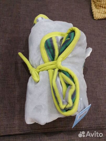 Плед флисовый 100/70 см новый