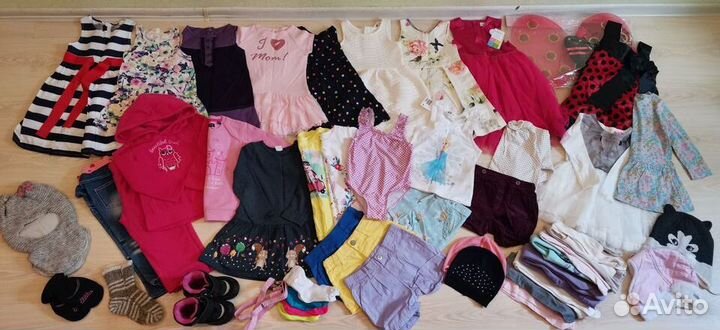 Пакет вещей на девочку 1,5-2 года