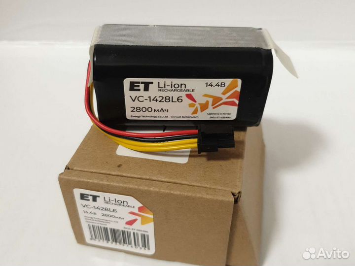 Аккумулятор ET VC 1428L6 пылесос 14.4v 2800 mAh