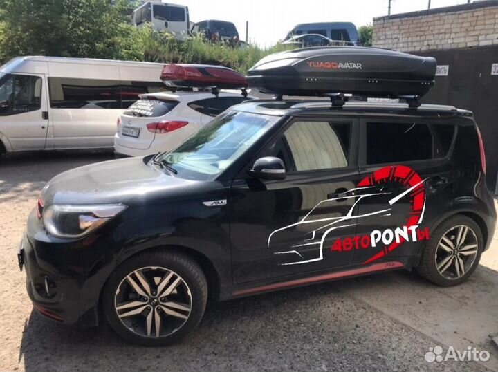 Бокс на крышу Kia Soul аэро