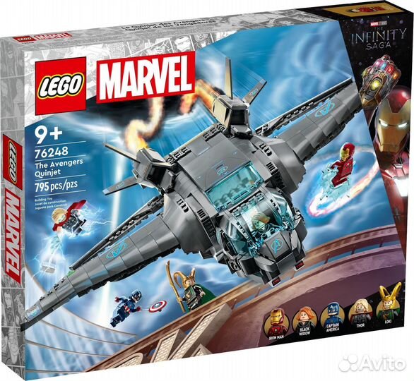 Конструктор 76248 Лего Lego The Avengers Quinjet
