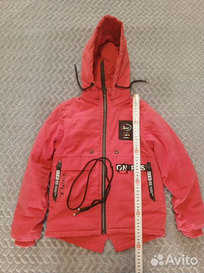 Куртка демисезонная для девочки размер 128