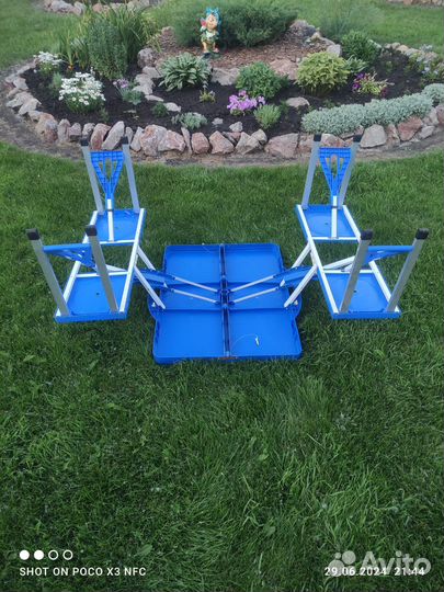 Стол-чемодан раскладной туристический