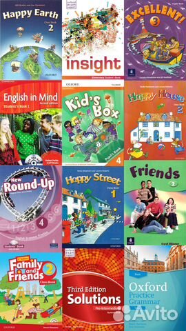 Учебники и рабочие тетради по английскому языку