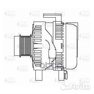 Генератор Toyota Rav 4 (06) 2.4i 100A LG 1945