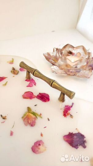 Поднос и подстаканники ручной работы