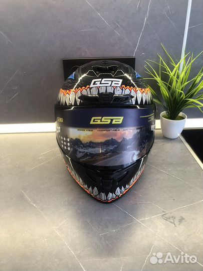 Мотошлем GSB S 361 bixer (новый) Оригинал