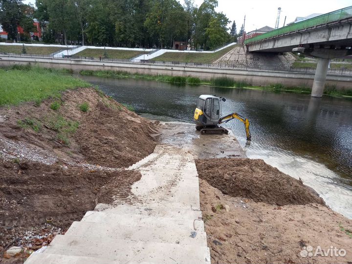 Аренда Услуги Мини Экскаватора Луга