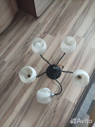Люстра потолочная подвесная бу