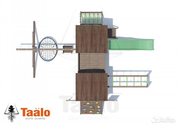 Серия D1 модель 3, детская игровая - площадка