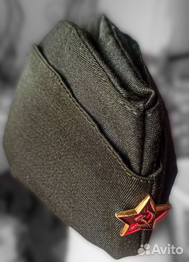Пилотка военная детская 54 56 темная и светлая