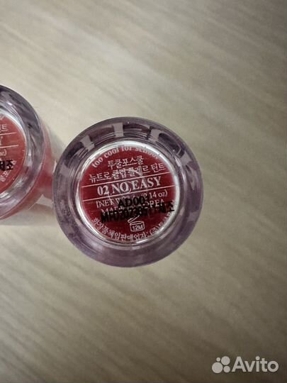 Тинт для губ TOO cool FOR school, 2шт