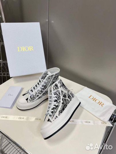 Кеды Dior высокие