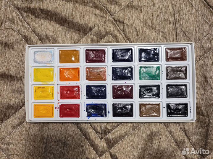 Акварельные краски сонет