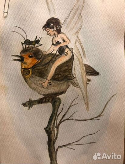 Акварель серия Фэнтези