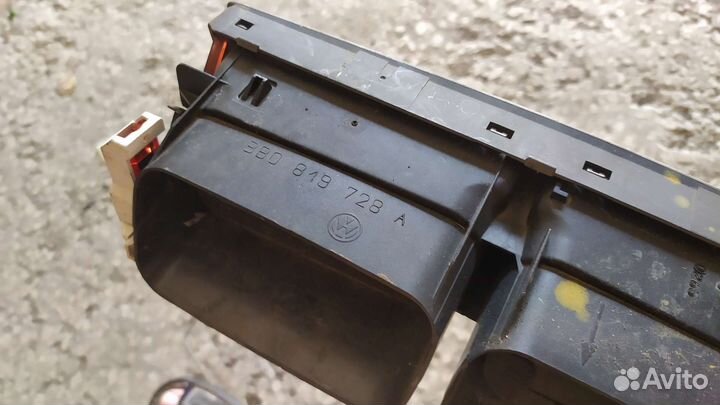 Плохой центральный дефлектор Пассат б5