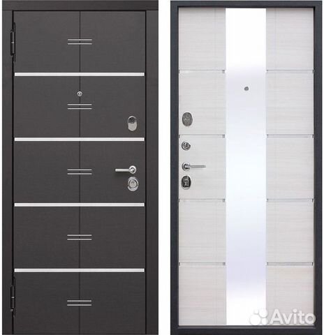 Дверь входная Европа с зеркалом