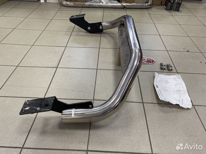 Защита заднего бампера Toyota Rav-4 2006