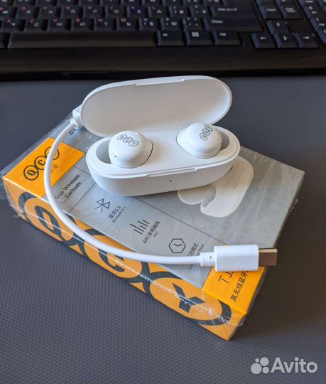 Наушники QCY t17 плюс амбушюры